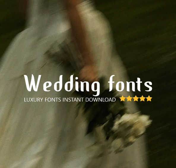 200 LUXURY WEDDING FONT COLLECTION PRESET GALLERY