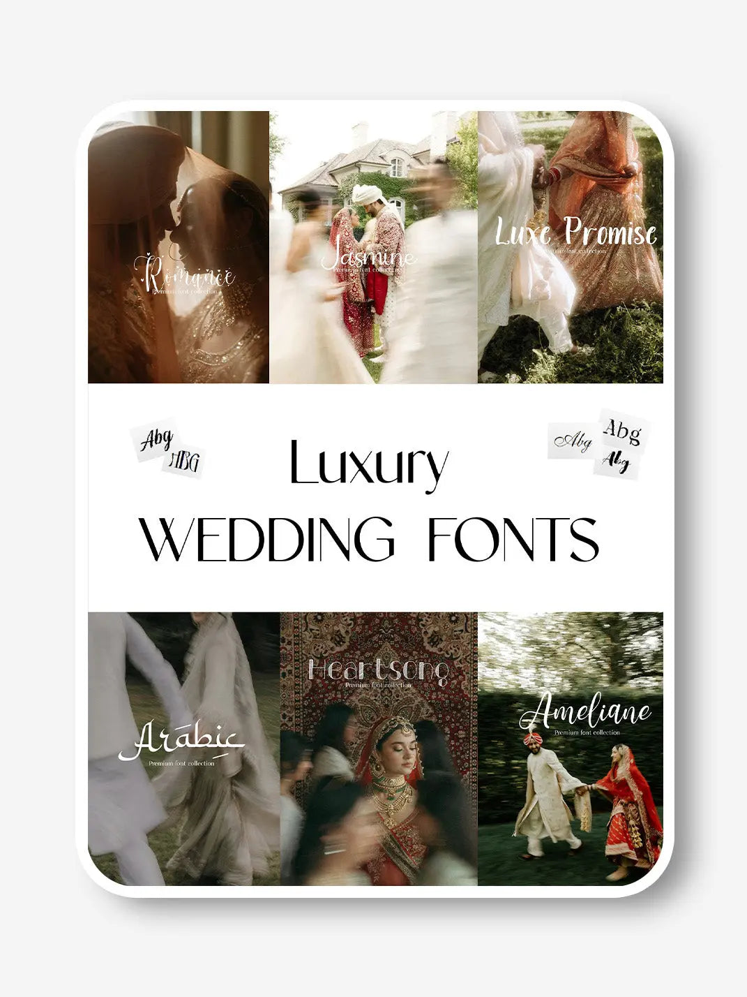 200 LUXURY WEDDING FONT COLLECTION PRESET GALLERY