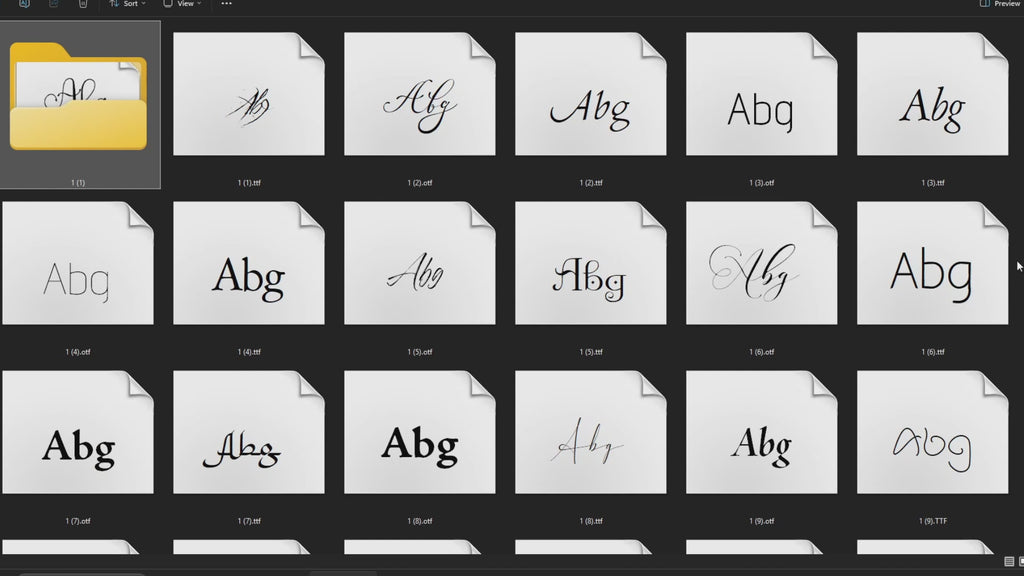 500 LUXURY FONTS FOR SALE